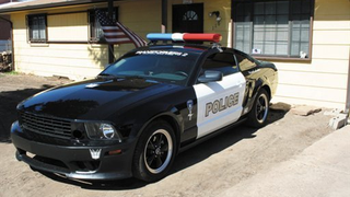 Transformers Mustang Cop Car Replica Not Police Approved